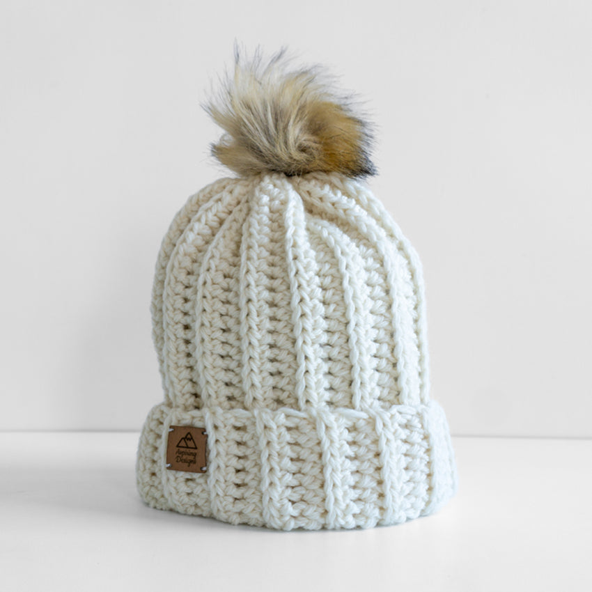 Chunky Wool Beanie | Pom Pom