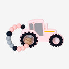 Baby Beech Pink Tractor Baby Teether