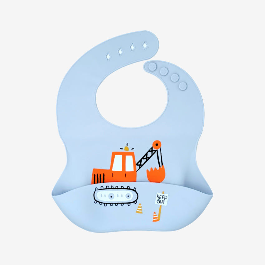 The Baby Beech Digger Silicone Bib 