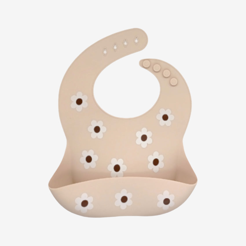 The Baby Beech Flower Silicone Bib 