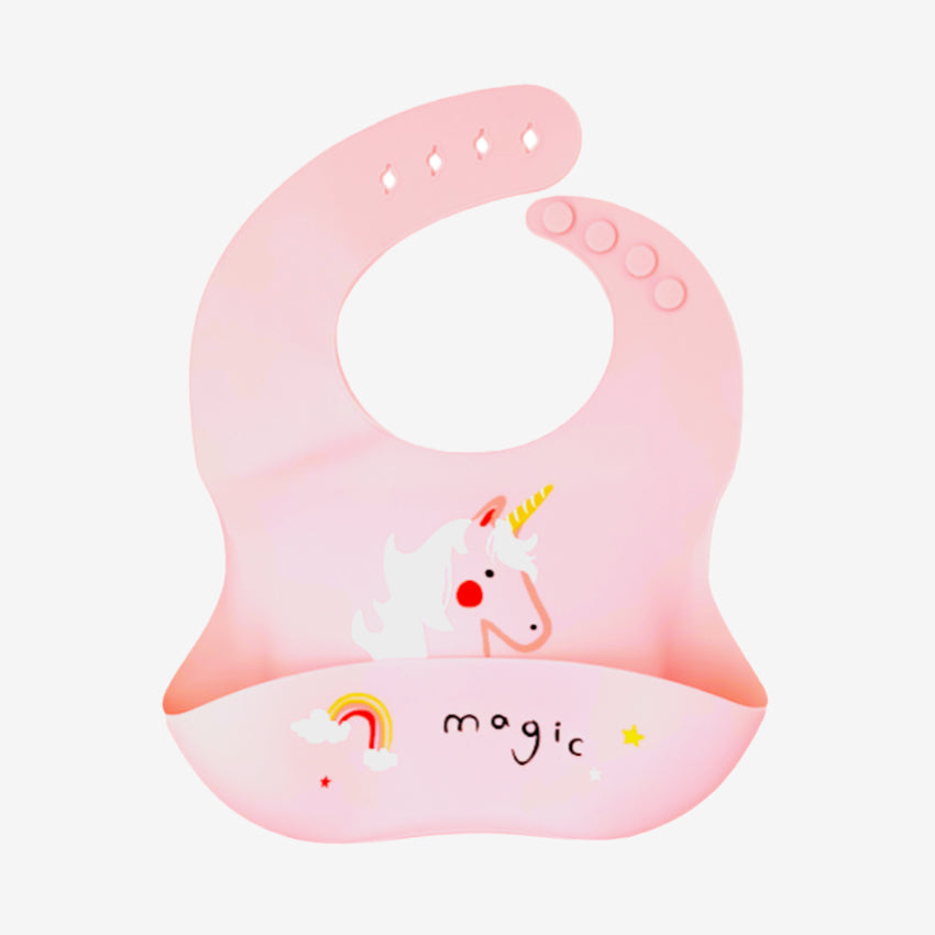 The Baby Beech Unicorn Silicone Bib 