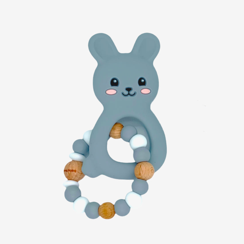 Baby Beech Grey Bunny Baby Teether
