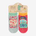 Baby Sock Duo | I Don't Know / Binky