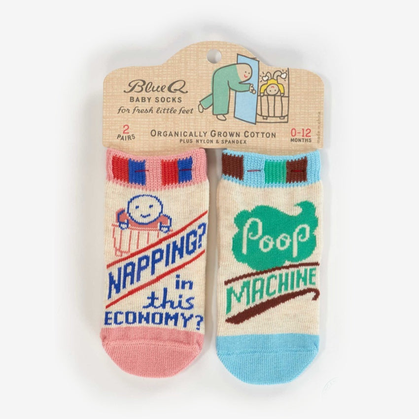 Baby Sock Duo | Napping / Poop Machine