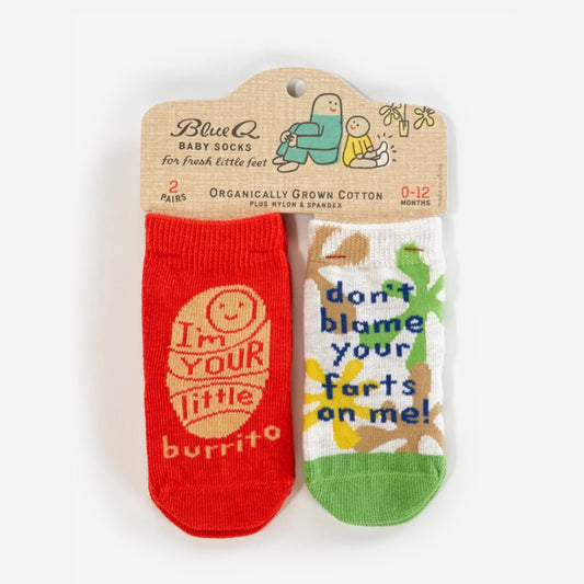 Baby Sock Duo | Burrito / Farts