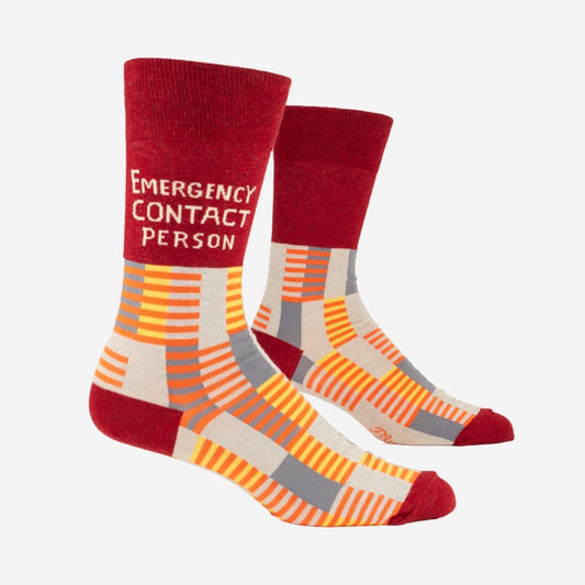 Mens Socks | Emergency Contact