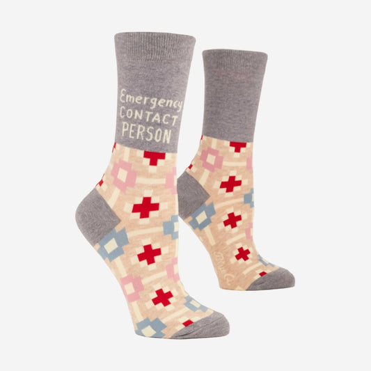 Womens Socks | Emergency Contact