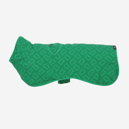 The Blunt Dog Jacket in Park Green on a blank background