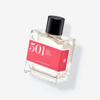 The Bon Parfumeur Eau de Parfum Gourmand 501 fragrance in a 30ml bottle on a blank background