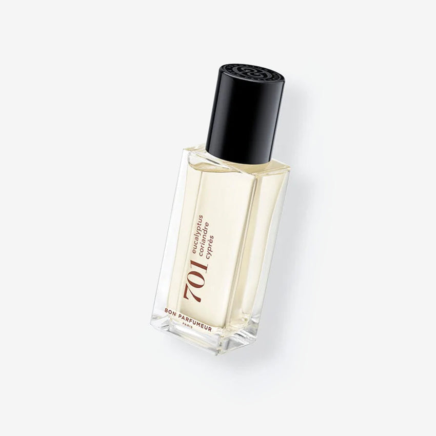 The Bon Parfumeur Eau De Parfum Aromatic 701 in a 15ml bottle on a blank background