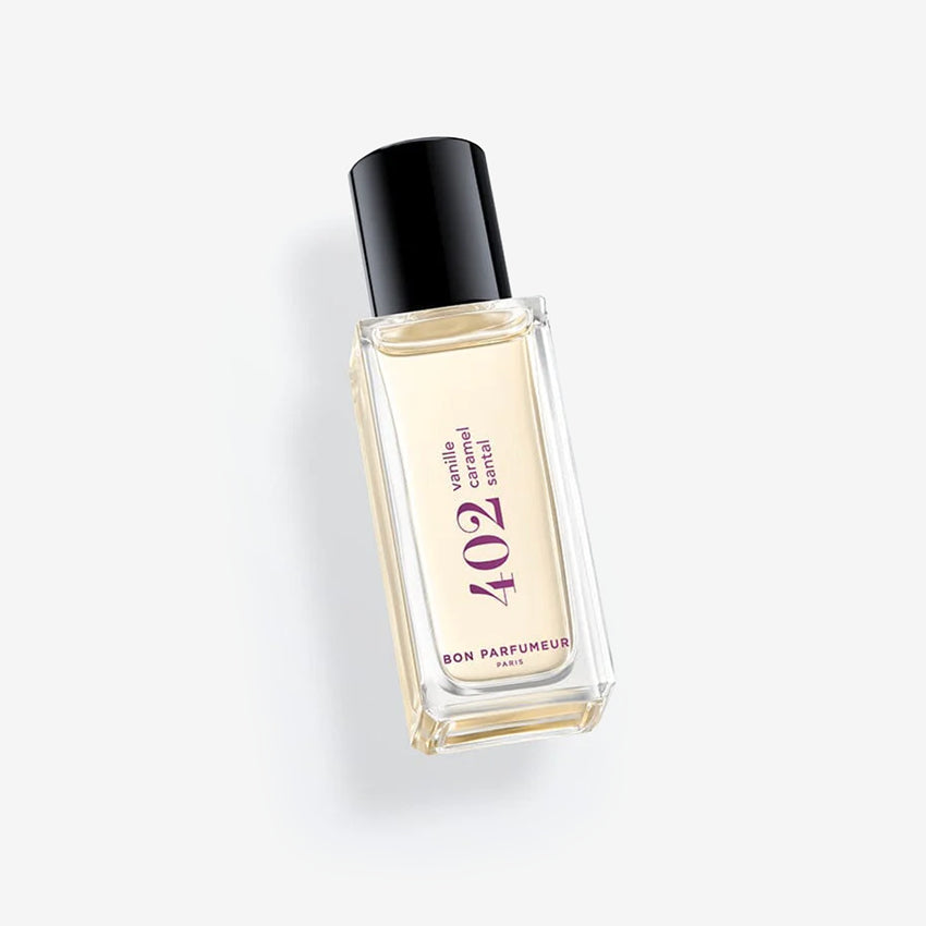 The Bon Parfumeur Eau de Parfum Oriental 402 fragrance in a 15ml bottle on a blank background