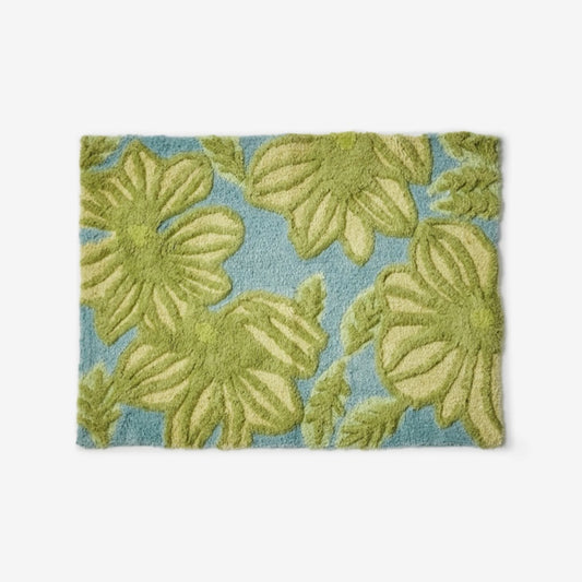 Azalea Light Green Bath Mat
