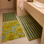 Azalea Light Green Bath Mat