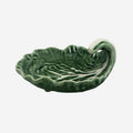 The Bordallo Pinheiro Cabbage Leaf Curvature 12 on a blank background