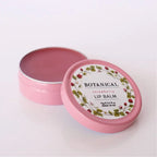 The Botanical Strawberry Lip Balm open