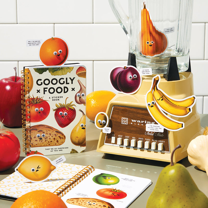 Googly Fruit Sticker Book
