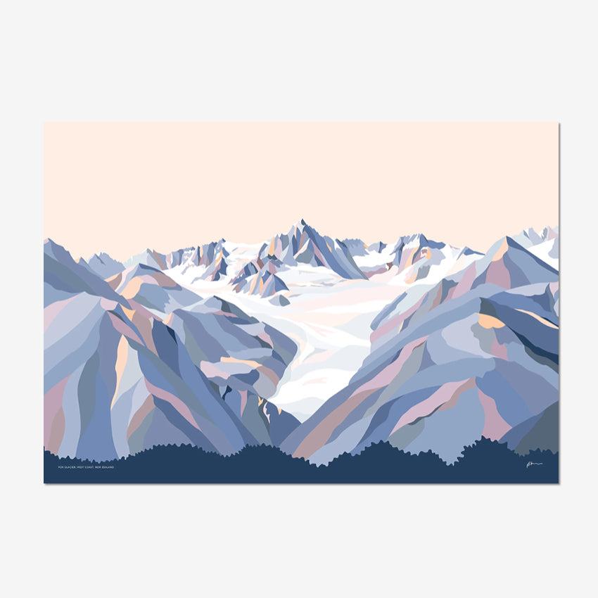 Fox Glacier West Coast Art Print