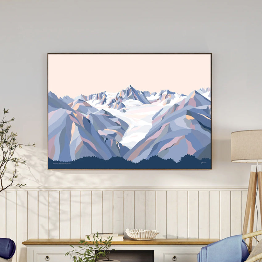 Fox Glacier West Coast Art Print