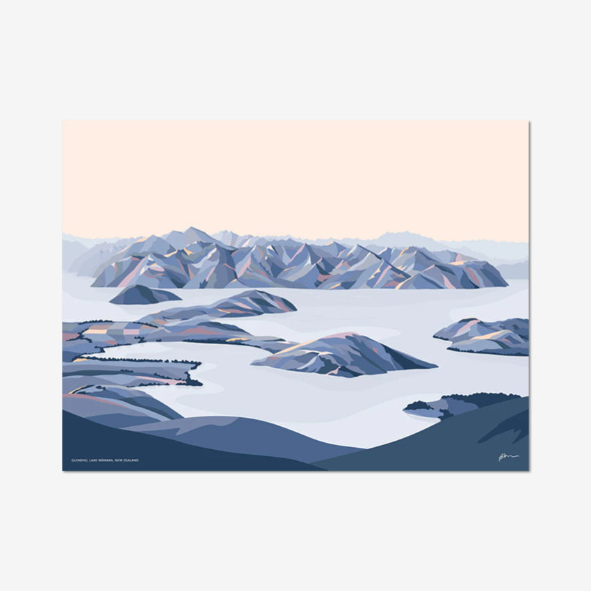 Glendhu, Lake Wānaka Art Print