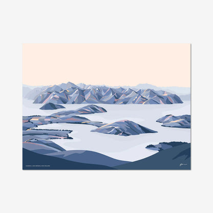 Glendhu, Lake Wānaka Art Print