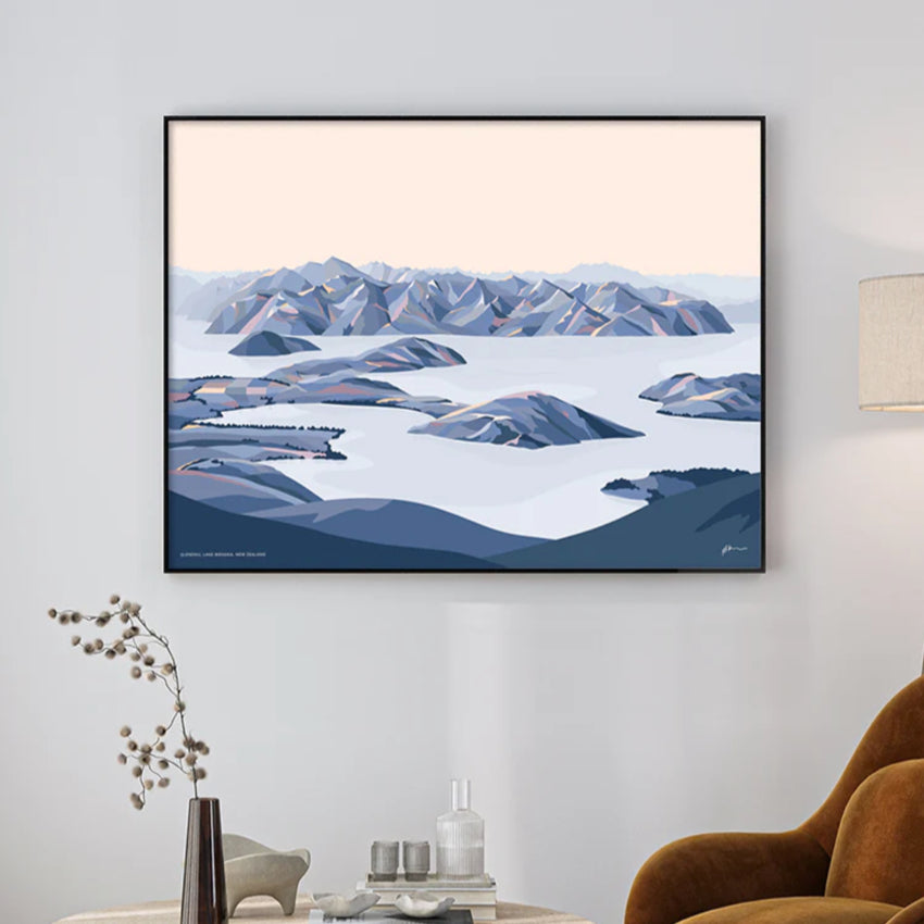 Glendhu, Lake Wānaka Art Print