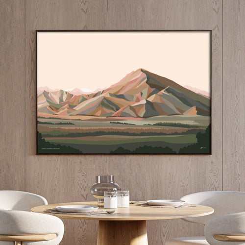 Mt Maude Natural Art Print