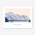 The Bridget Hall Designs Roys Peak Hike Print 