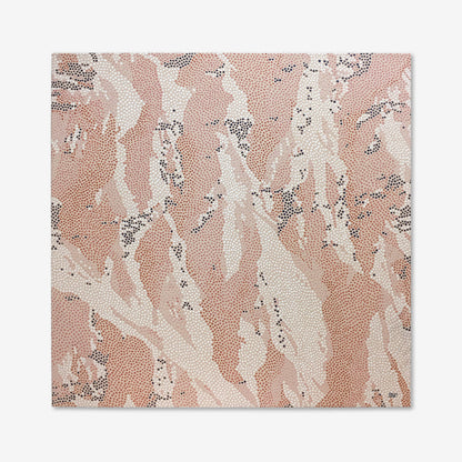 The Bridget Hall Design Original Black Peak Close Up Artwork on a grey background