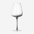 The Broste Copenhagen White Wine Glass in Smoke on a blank background