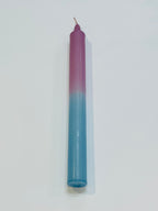 Half & Half Coloured Candle 24cm