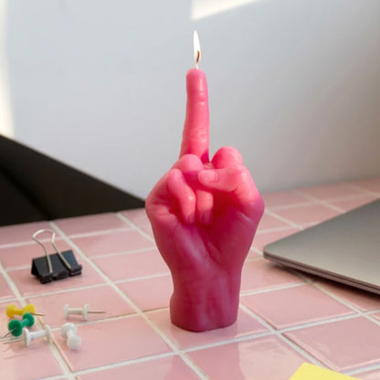 Hand Candle | Small | Fuck You