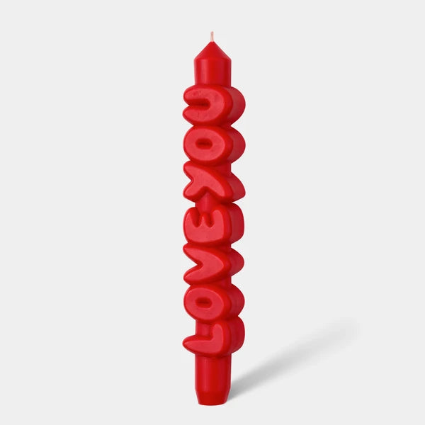 3D Taper Candle | Love You