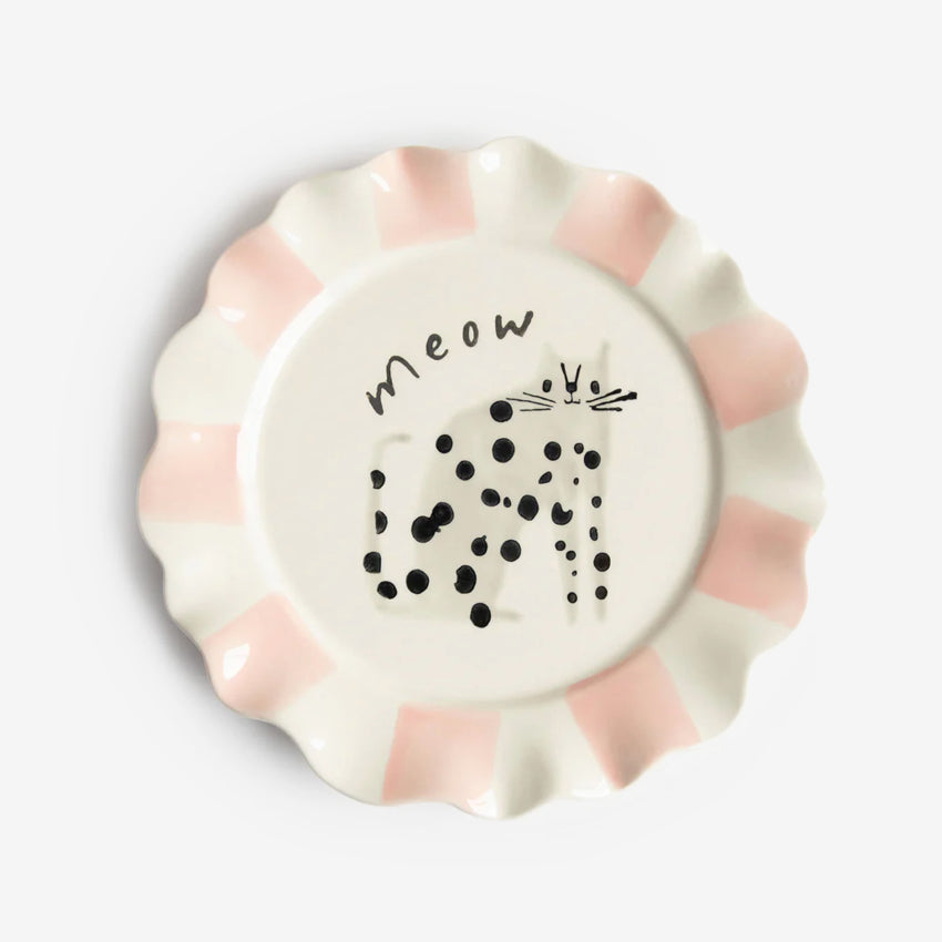 Plate  | Meow, Dotty Cat