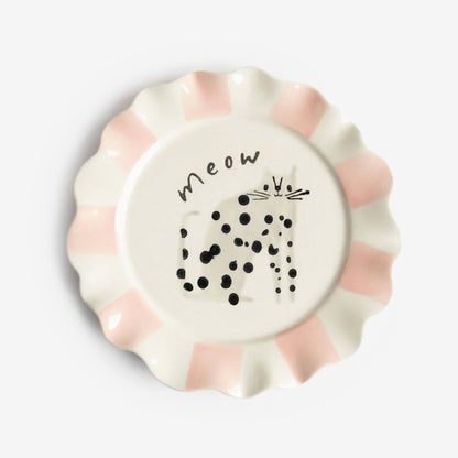 Plate  | Meow, Dotty Cat