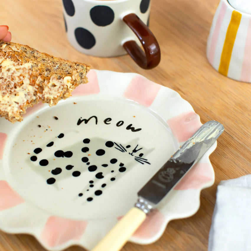 Plate  | Meow, Dotty Cat