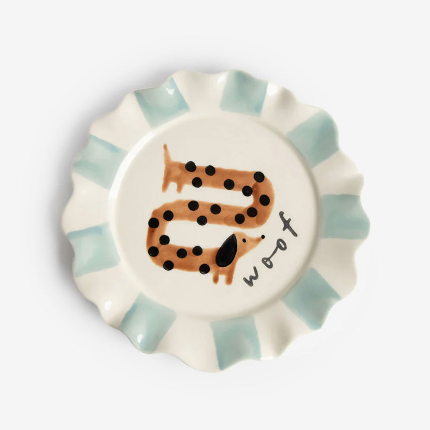 Plate | Woof, Sausage Dog
