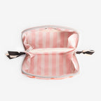 Cosmetic Bag Diagonal  | Pink Linked Hearts