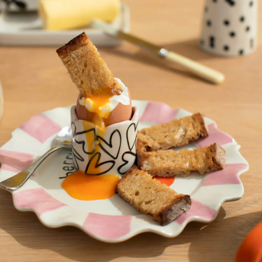 Flowers & Hearts Egg Cups | Set of 2