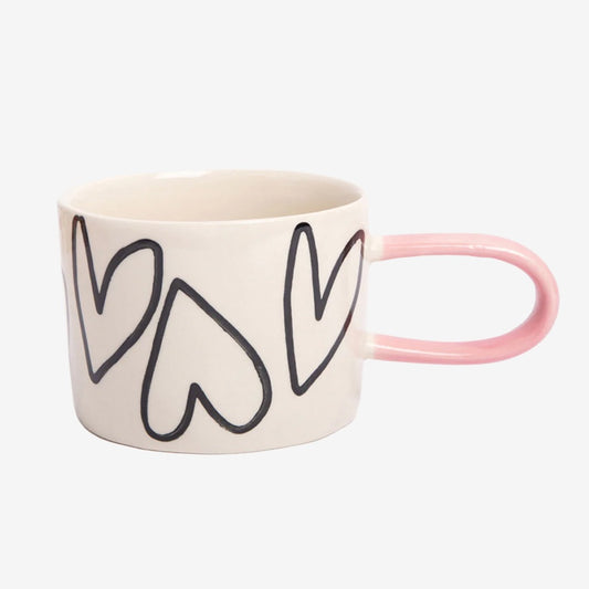 Mug | Mono Outline Big Heart