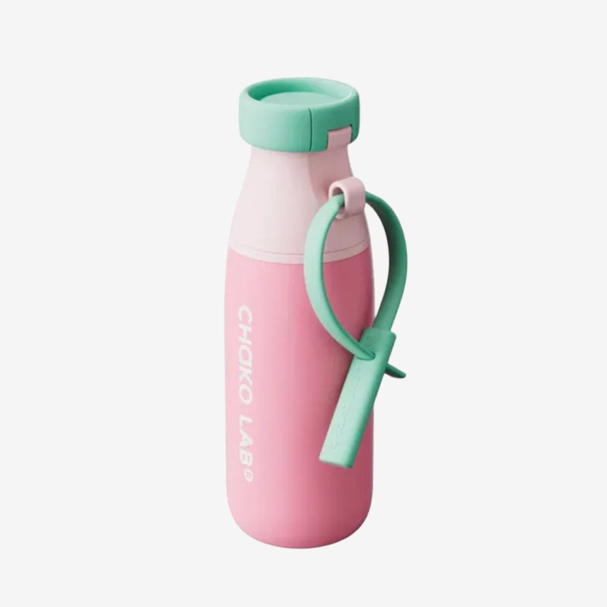 The Chako Lab Milkmate Tumbler in Pink on a white background