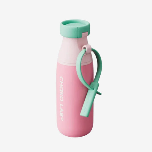 The Chako Lab Milkmate Tumbler in Pink on a white background