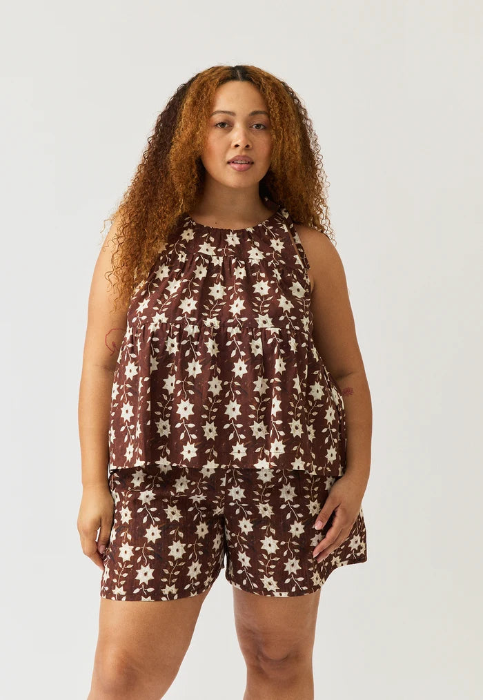 Delta Tie Tank | Ochre Flower