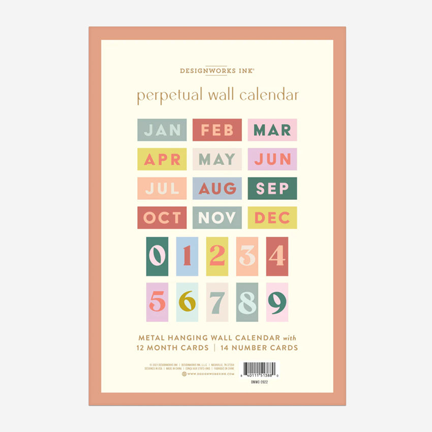 Perpetual Wall Calendar