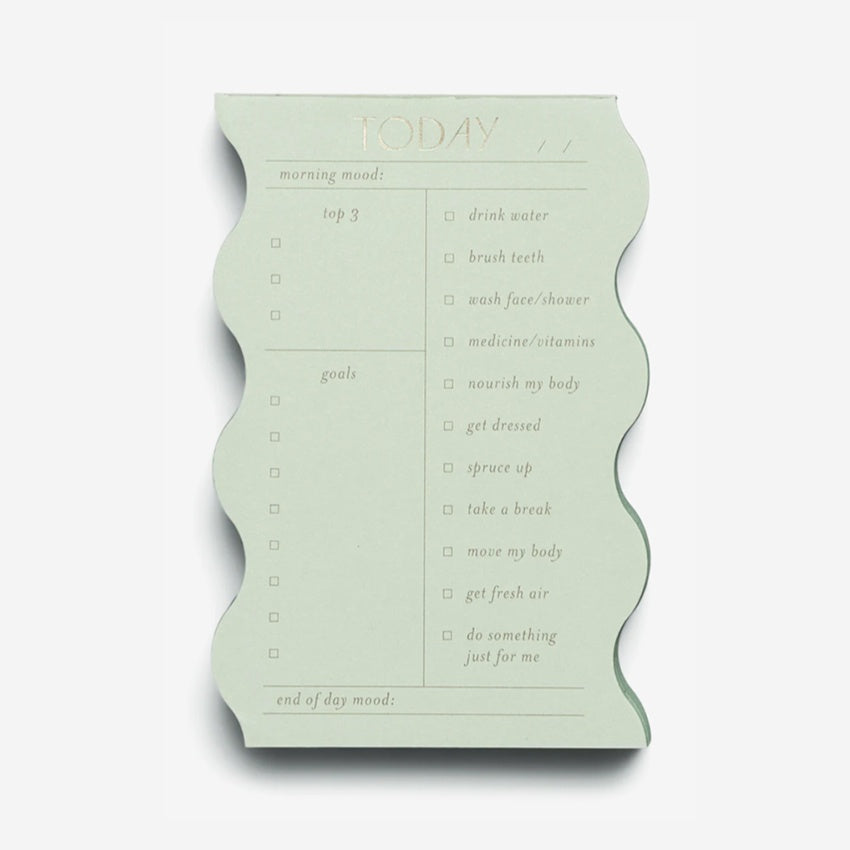 Wavy Daily Notepad