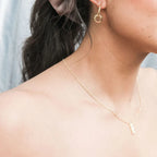 Double Diamond Necklace