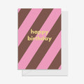 Gift Card | Striped Happy Birthday