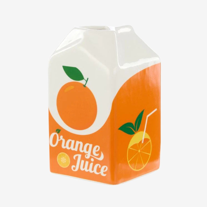 Lewis Ceramic Carton Vessel | Orange
