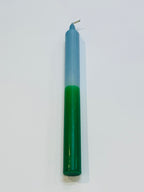Half & Half Coloured Candle 24cm