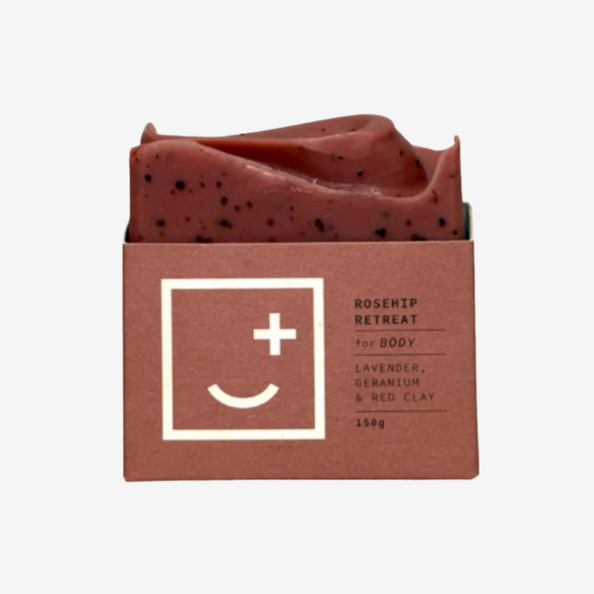 The Fair + Square Rosehip Retreat Body Soap Bar