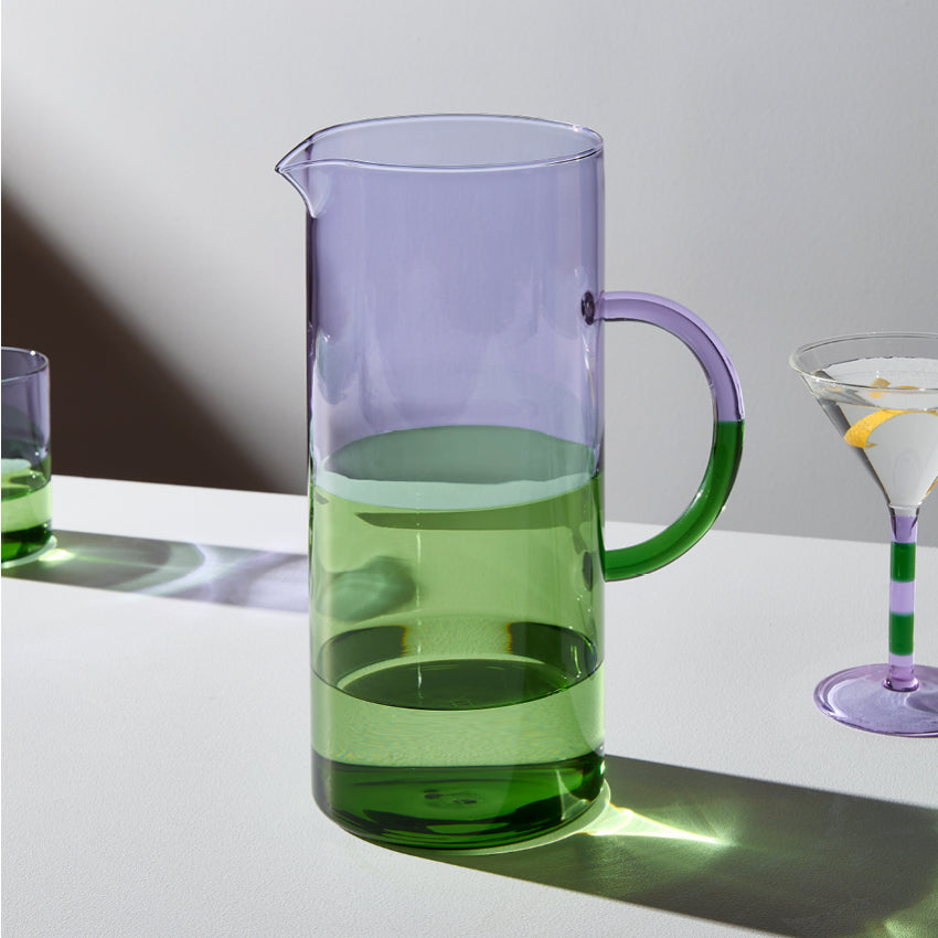 Two Tone Pitcher | Lilac + Green
